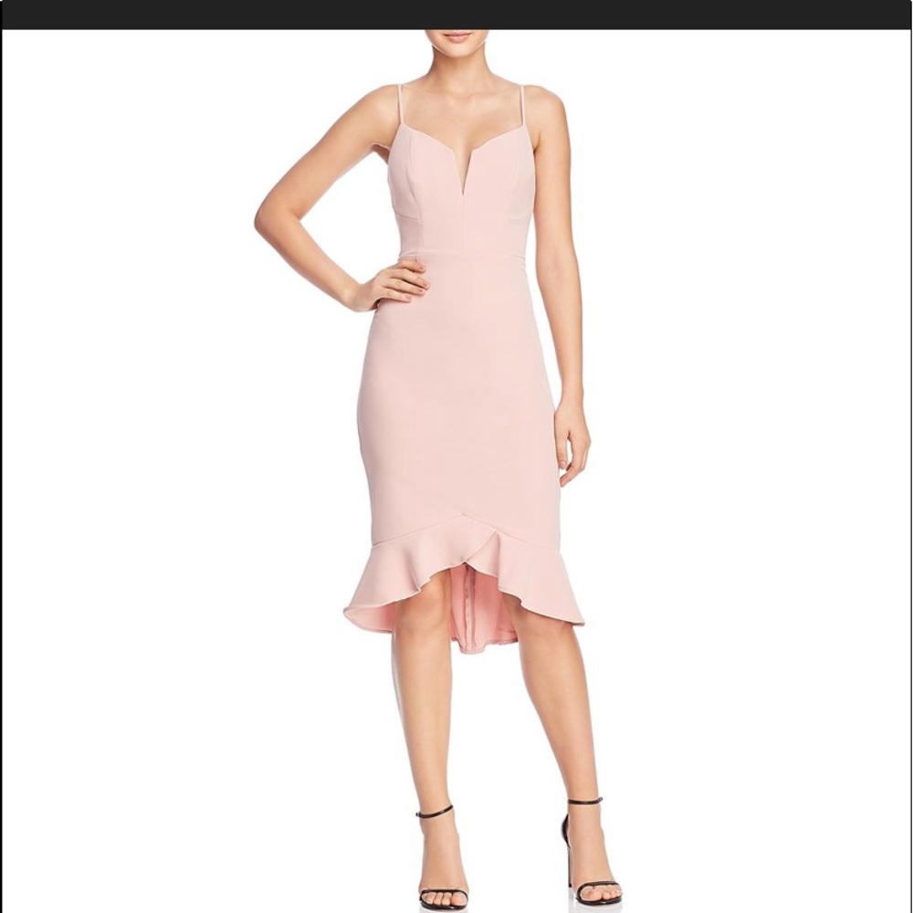 Bardot Kristin Dress Size 8 Latte Pink